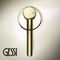 GESSI Anello 63301 710 - Смеситель для раковины | Brass PVD (латунь полированная)