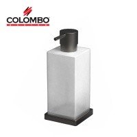 Colombo Design LOOK B9317.GM - Дозатор для жидкого мыла 310 мл | настольный Graphite Matt (графит шлифованный)