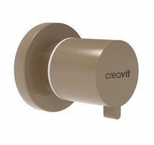 Creavit AC50L.CCM Проходной запорный вентиль ½ * ½ (каппучино матовый)