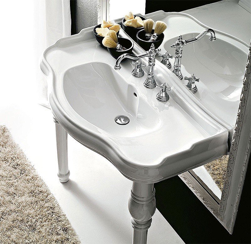 Kerasan Retro 105001*3 - Раковина для ванной комнаты 100*54 см (3 ...