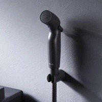 AM.PM F0202022 Гигиенический душ | комплект с держателем и шлангом (чёрный матовый)