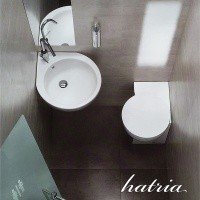 HATRIA YOU&ME Y0H701 - Раковина для ванной комнаты 46*46 см | угловая