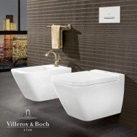 Villeroy & Boch Finion 4664R0R1 Унитаз подвесной 56*37 см | безободковый (alpin white ceramicplus)