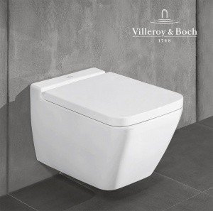 Villeroy & Boch Finion 4664R0R1 Унитаз подвесной 56*37 см | безободковый (alpin white ceramicplus)