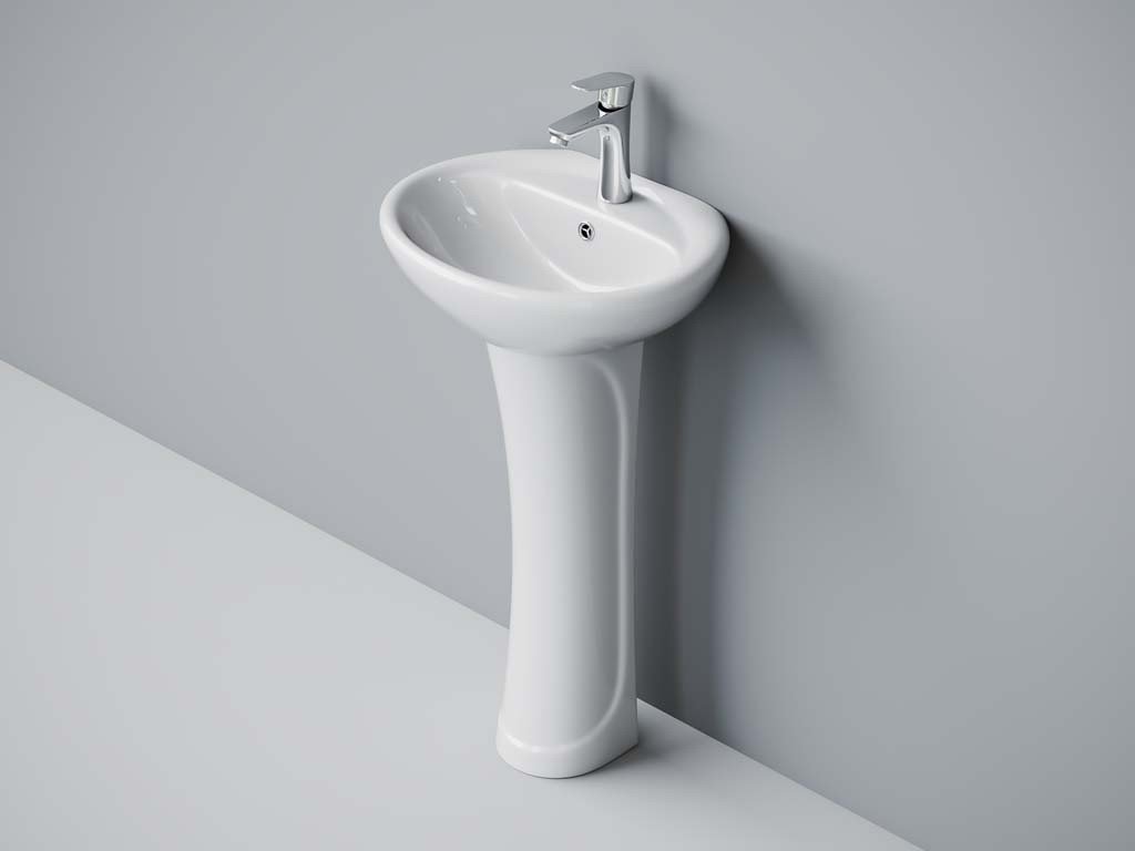 Laguraty 3209F Раковина детская с пьедесталом 48 см (белый), купить в ...