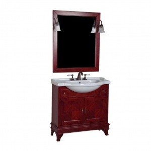 Il Tempo Del Комплект мебели для ванной комнаты на 90 см (цвет Rosso Modena)
