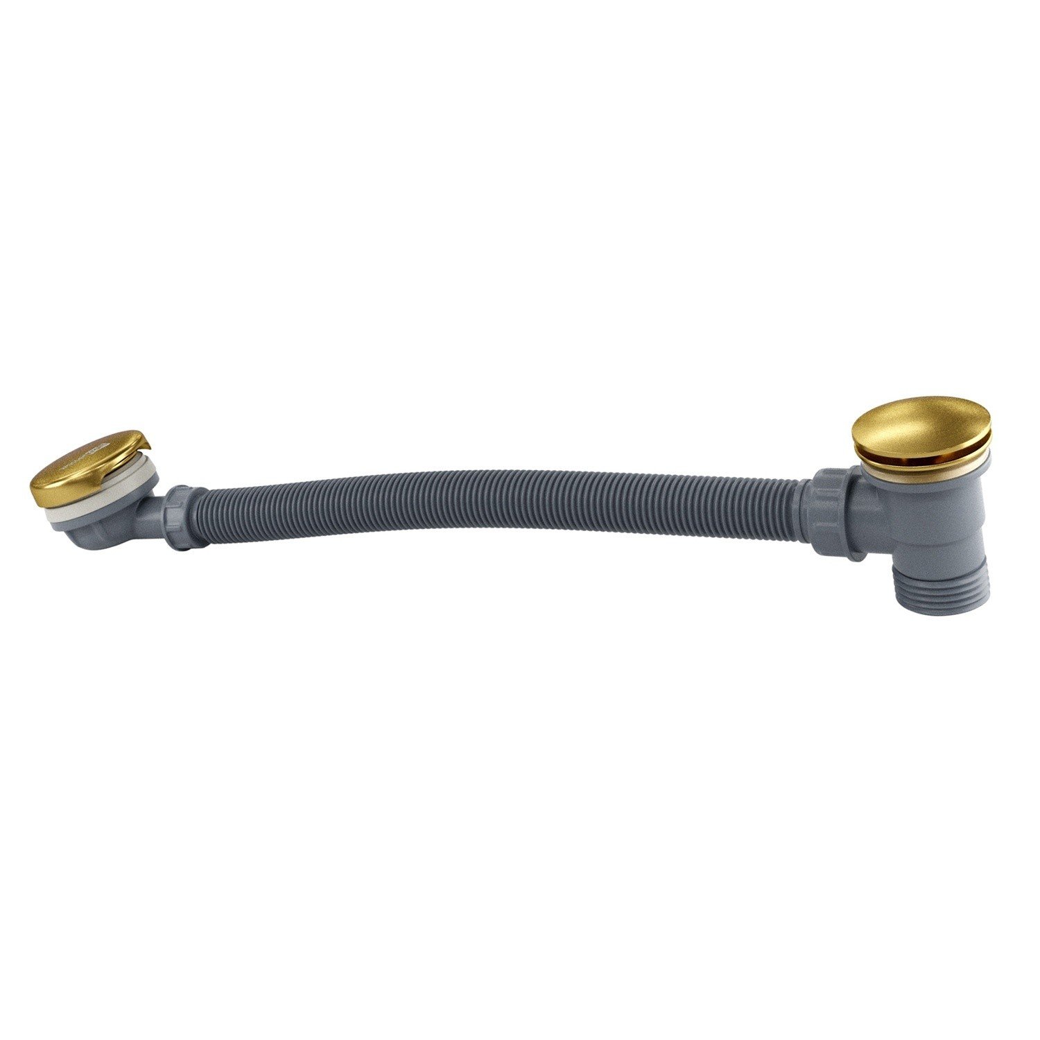 WasserKRAFT A203 Автоматический слив-перелив для ванны (золото матовое ...