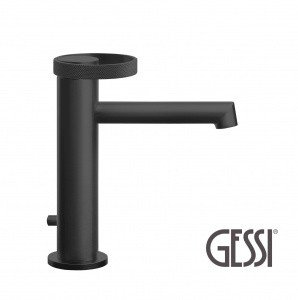 GESSI Anello 63301 299 - Смеситель для раковины | Black XL  (черный матовый)