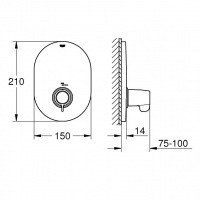 Grohe Grohtherm Special 29096000 Центральный термостат (хром), в ...