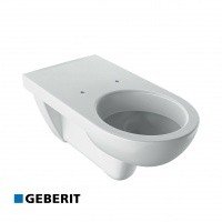 GEBERIT Renova Comfort 208520000 - Подвесной унитаз с удлиненной чашей 70*35 см | для инвалидов (белый глянцевый)