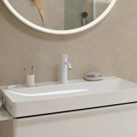 Hansgrohe Tecturis S EcoSmart+ 73311700 Смеситель для раковины (белый матовый)