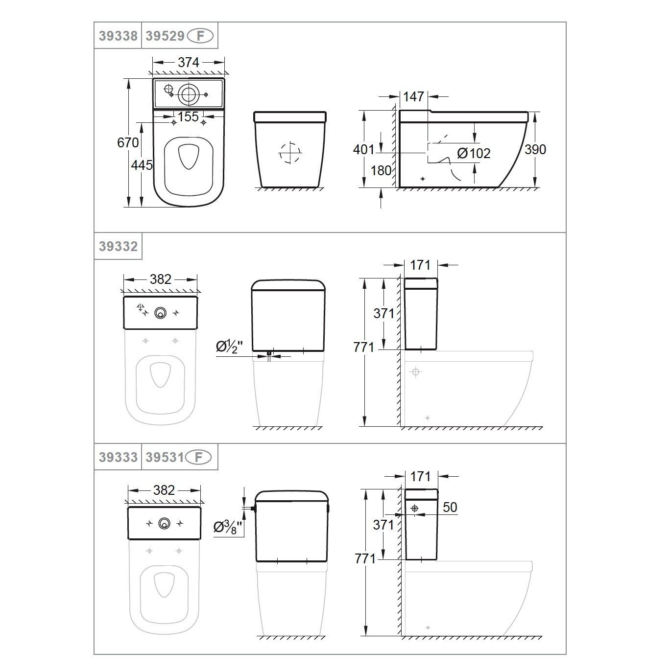 GROHE Euro Ceramic 3946200h Унитаз комплект, в интернет-магазине ...