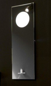 Antonio Lupi OBLO3 Зеркало с подсветкой (полированная нерж.сталь)