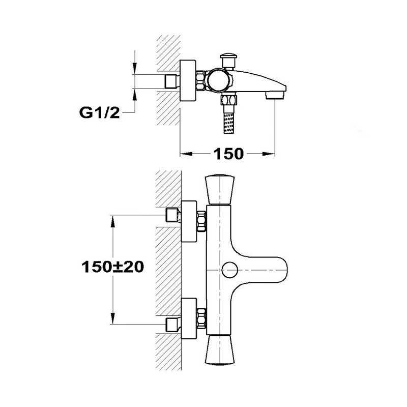 Mofem Golf 141-1351-00 Смеситель для ванны (хром), купить в магазине ...