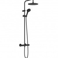 Hansgrohe Vernis Blend, Showerpipe 26426670 Душевая система с термостатом (черный матовый)