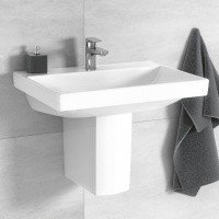 Villeroy Boch Avento 4A0056RW Раковина для ванной на 55 см (цвет белый камень, stone white ceramicplus).