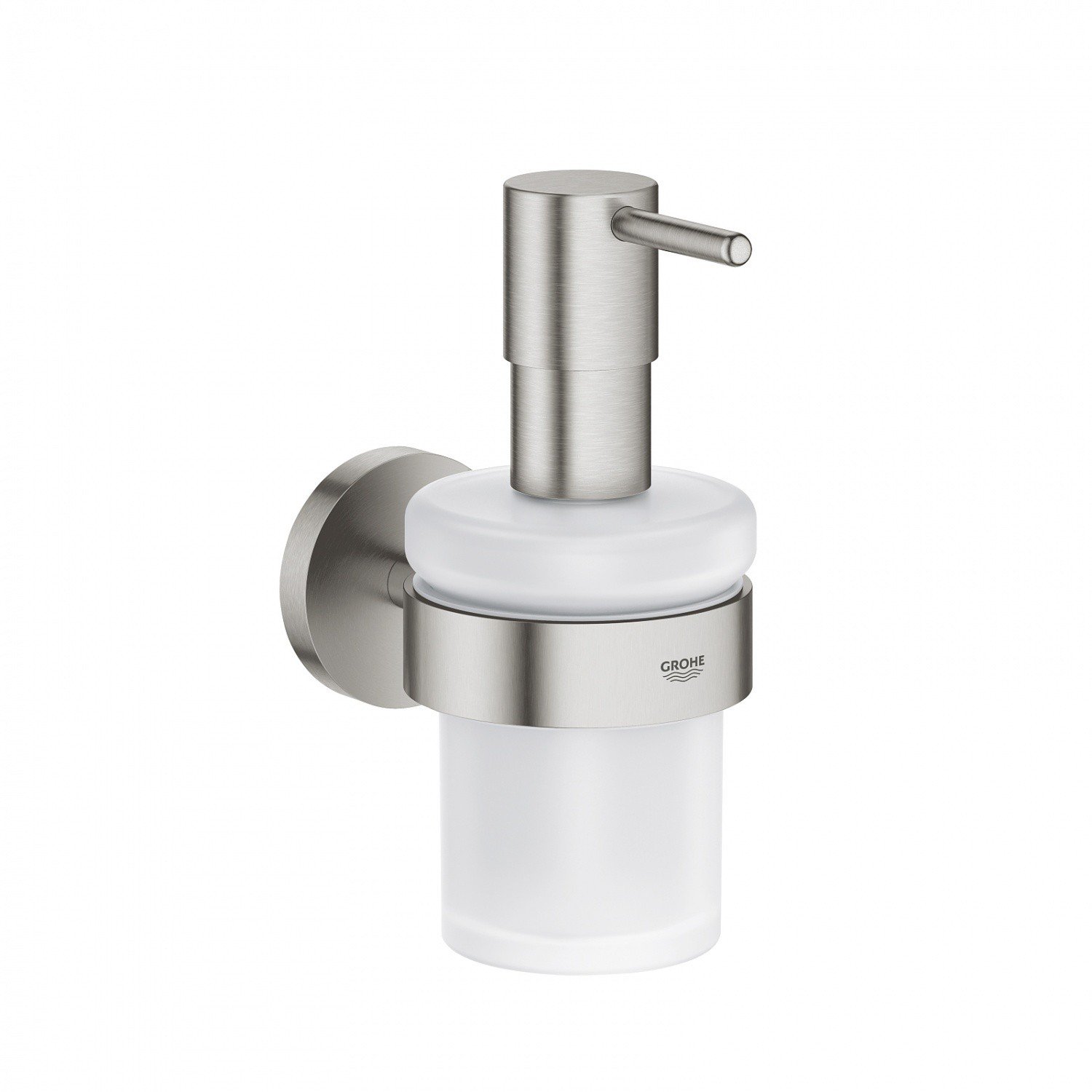 GROHE Essentials 40394DC1 Дозатор для жидкого мыла 160 мл (шлифованная ...