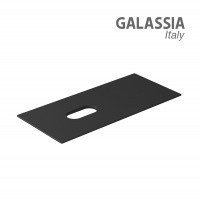 Galassia TABULAE 2053NEMT - Керамическая полка 101*46 см | SX-DX реверсивная (цвет: чёрный матовый)