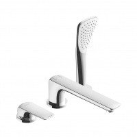 KLUDI Ameo 414470575 - Смеситель на борт ванны, монтаж на 3 отверстия