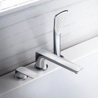 KLUDI Ameo 414470575 - Смеситель на борт ванны, монтаж на 3 отверстия
