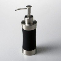 WasserKRAFT Wern K-7599 Дозатор для жидкого мыла настольный (чёрный | нержавеющая сталь)