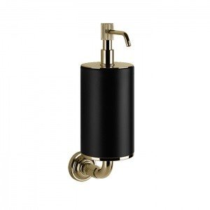 GESSI Venti20 65414.710 Дозатор для жидкого мыла подвесной (чёрный | латунь PVD)