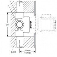 Ideal Standard A2391NU Внутренний механизм смесителя