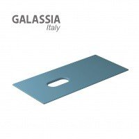 Galassia TABULAE 2053ON - Керамическая полка 101*46 см | SX-DX реверсивная (цвет: синий матовый)