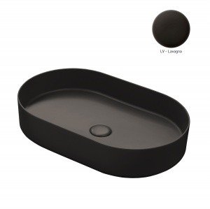 Ceramica CIELO Shui Comfort SHCOLAO60 LV - Раковина накладная на столешницу 60*38 см (Lavagna)