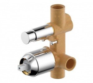 Bravat Built-in D9100CP-ENG Скрытая часть встраиваемого смесителя для ванны (Хром)