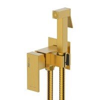 WasserKRAFT A71838 Гигиенический душ - комплект со смесителем (золото матовое)