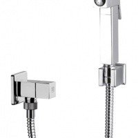 REMER Qubika 332RES Гигиенический душ - комплект с запорным вентилем (хром)