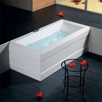 Акриловая ванна ALPEN Cleo 180x90 13111, гарантия 10 лет, прямоугольная форма, объём 330 литров, цвет - euro white (европейский белый)