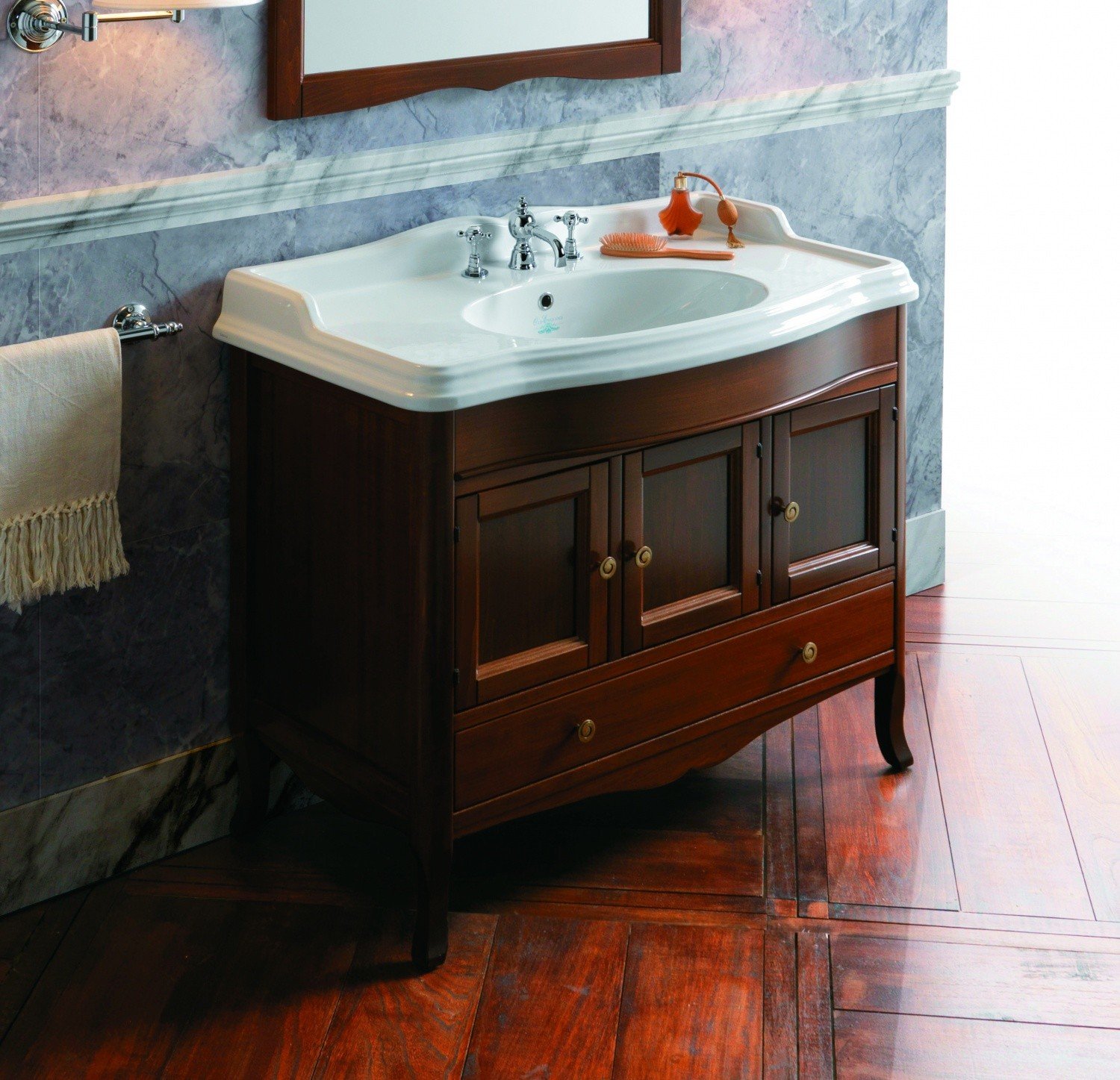 SIMAS Arcade ARMD105noce/cr Подстолье для раковины (орех-хром), в ...