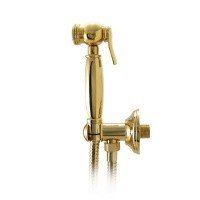 Nice Luxury N-01-06OF Гигиенический душ - комплект с шланговым подключением и шлангом (золото)