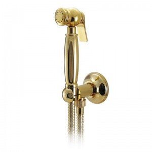Nice Luxury N-01-06OF Гигиенический душ - комплект с шланговым подключением и шлангом (золото)
