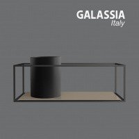 Galassia TABULAE 2053SA - Керамическая полка 101*46 см | SX-DX реверсивная (цвет: песочный матовый)