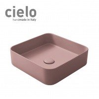 Ceramica CIELO Shui Comfort SHCOLAQ40 CP - Раковина накладная на столешницу 40 * 40 см (Cipria)