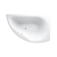 Акриловая ванна ALPEN Dallas 160 R AVB0013, гарантия 10 лет, асимметричная форма, объём 200 литров, цвет - snow white (белоснежный)