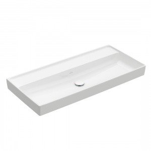Villeroy Boch Collaro 4A33A3RW Раковина для ванной комнаты 1000x470 мм ceramicplus (белый камень)