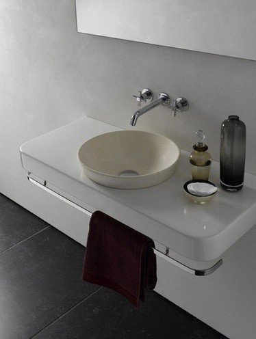 Раковина на 40 см 4334B003-1361 VITRA Water Jewels, накладная, врезная ...