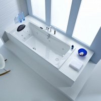 Jacob Delafon Excellence Elite E5BD247L-00 Акриловая ванна с гидромассажем 180*80 см (белый)