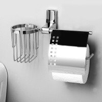 WasserKRAFT Leine K-5059 Держатель для туалетной бумаги с держателем освежителя воздуха (хром)
