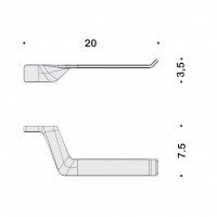 Colombo Design ALIZE B2508 Держатель для туалетной бумаги (хром)