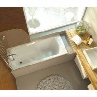 Акриловая ванна ALPEN Diana 120 AVP0039, гарантия 10 лет, прямоугольная форма, объём 130 литров, цвет - snow white (белоснежный)