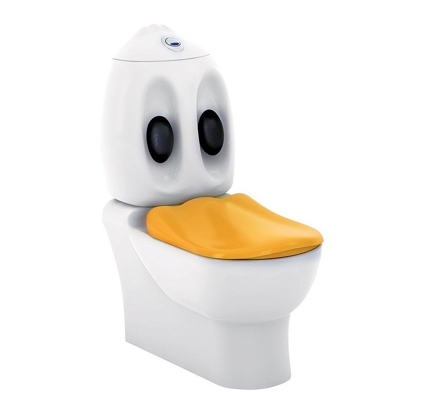 Creavit Ducky DC360-00 Детский унитаз с функцией биде (в комплекте с ...