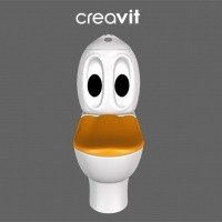 Creavit Ducky DC360-00 Детский унитаз с функцией биде (в комплекте с бачком и сиденьем)