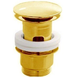 Cisal ZA00162024 Сливной гарнитур | донный клапан - для раковин с переливом (золото)