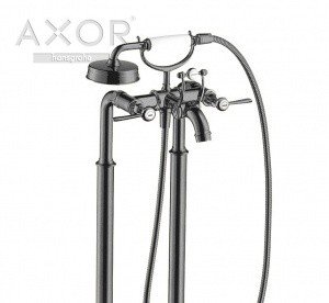 AXOR Montreux 16553340 Напольный смеситель для ванны (Шлифованный черный хром)