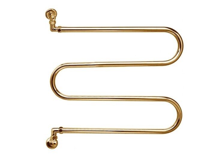 Margaroli Vento 400GO Водяной полотенцесушитель поворотный (золото ...